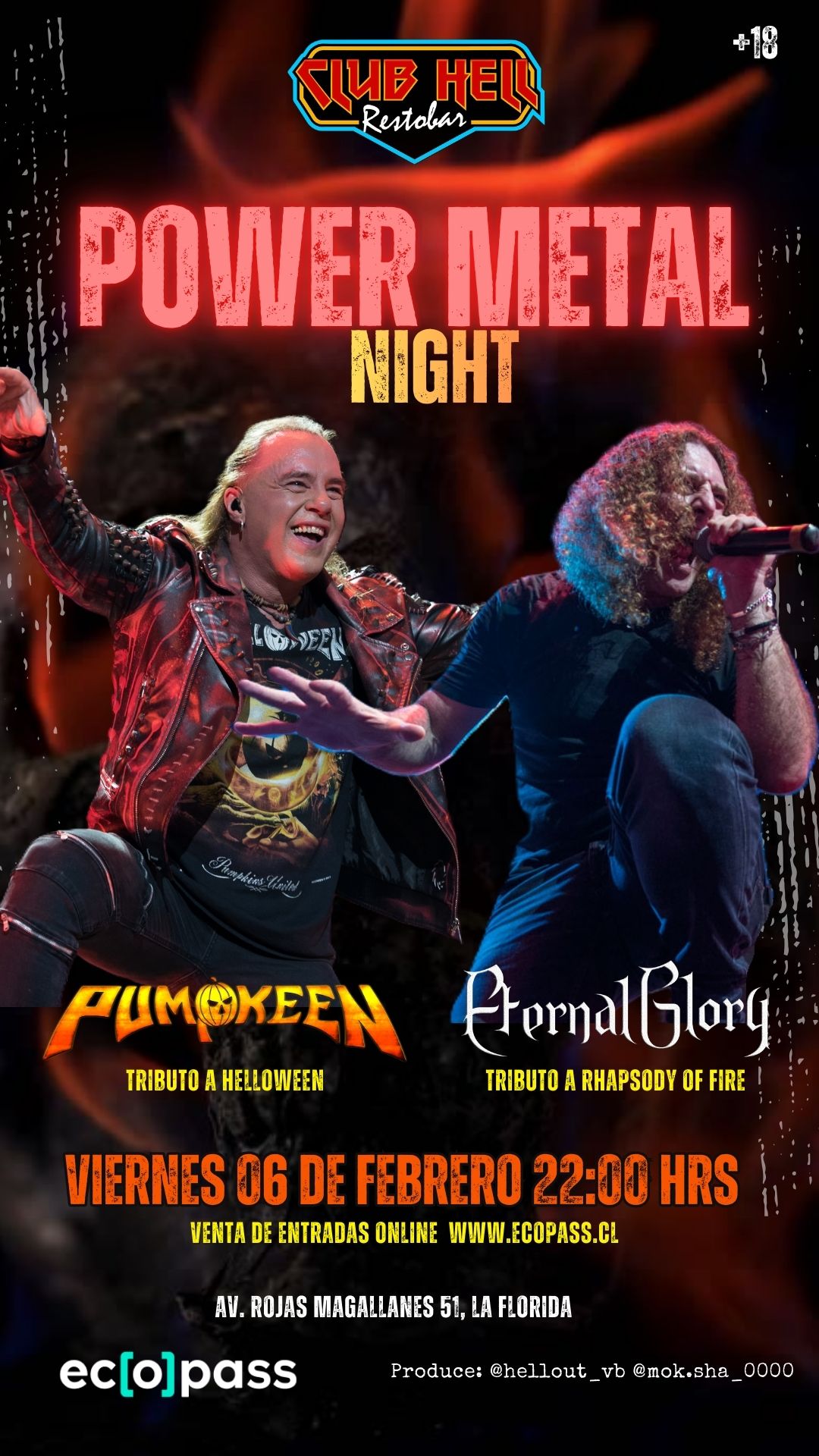 Viernes Power Metal Nigth - Tributos Helloween 🎃 & Rhapsody of Fire 🔥