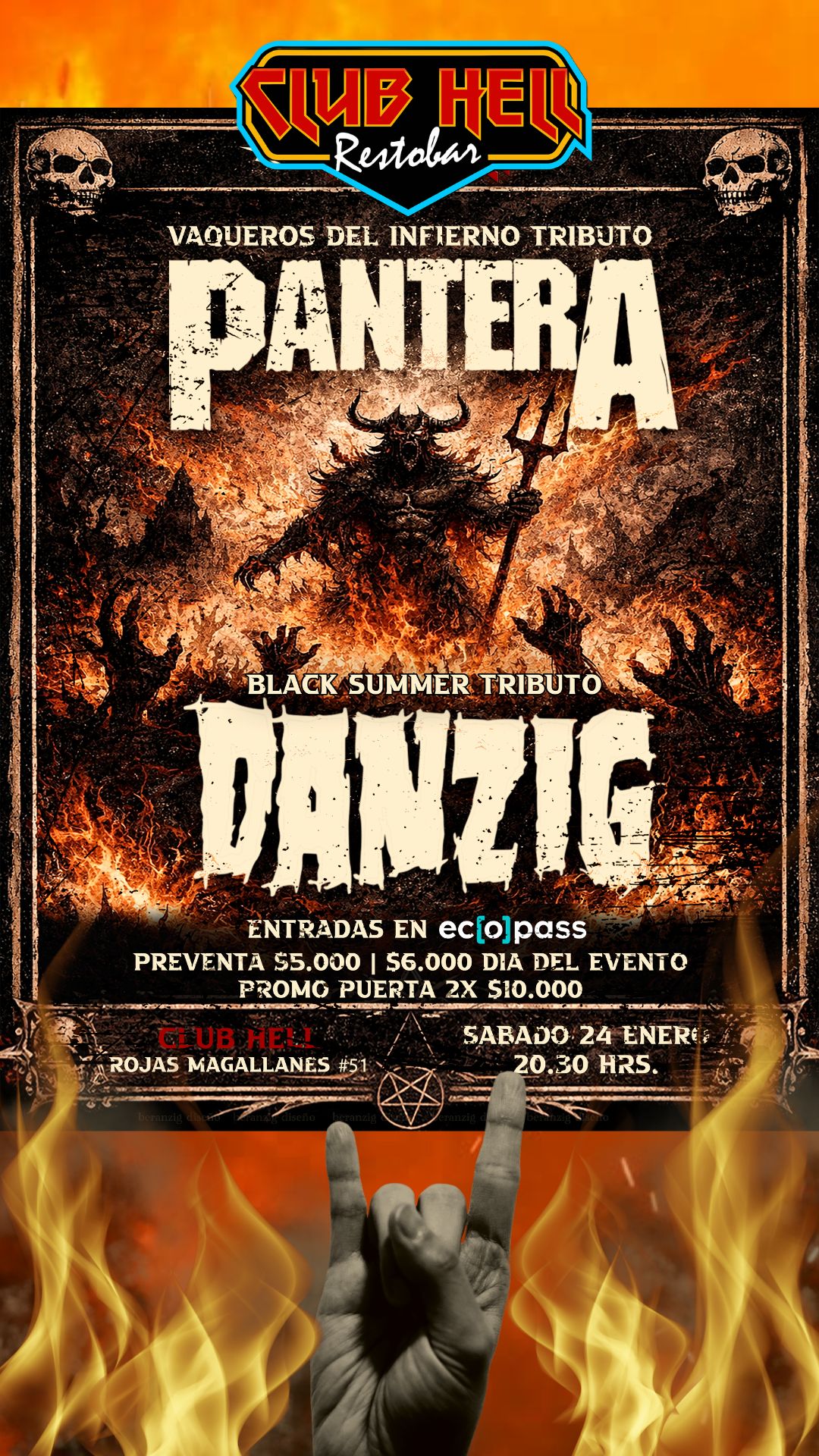 Sábado - Tributos a  Pantera - Danzig 🔥
