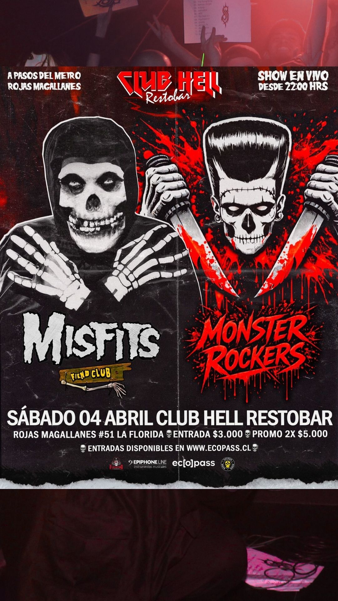 Tributo a Misfits 💀 & Monster Rockers🔥
