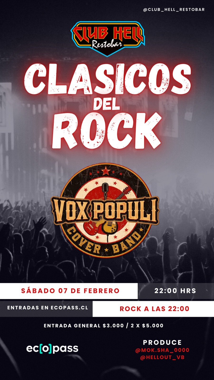 Sábado - Clasicos del Rock con Vox Pupuli 🔥
